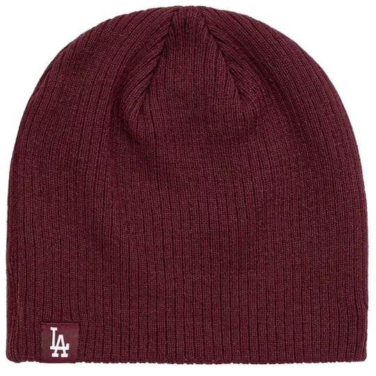Zdjęcie produktu New Era Skully Los Angeles Dodgers Hat 60691106, Męskie, Bordowe, czapki, akryl, rozmiar: One size