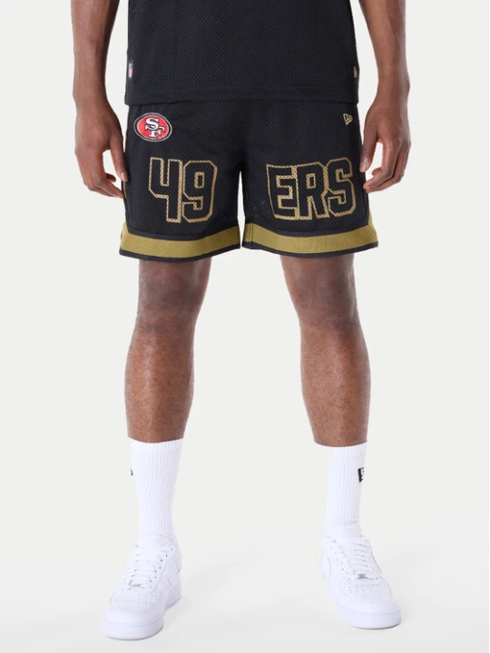 Zdjęcie produktu New Era Szorty sportowe NFL Saf49E Graphic 60596398 Czarny Regular Fit