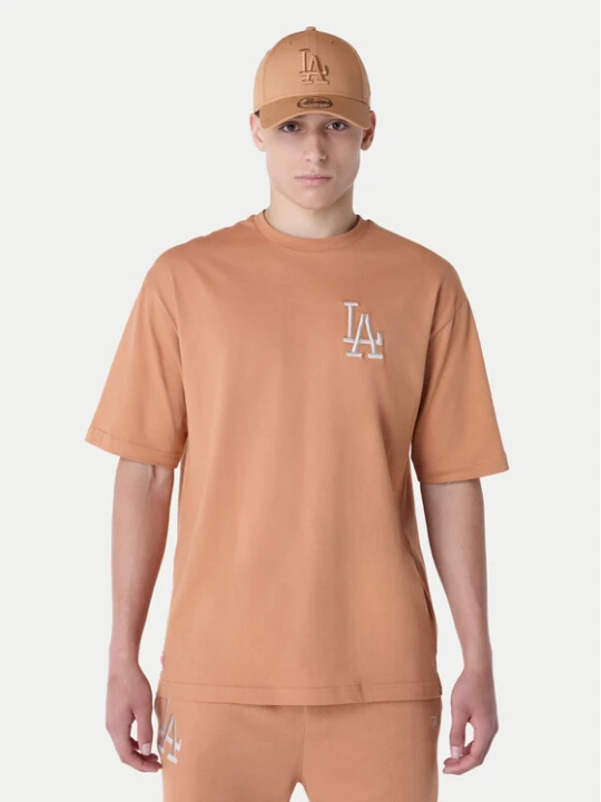 Zdjęcie produktu New Era T-Shirt LA Dodgers MLB League Essential 60596179 Pomarańczowy Regular Fit