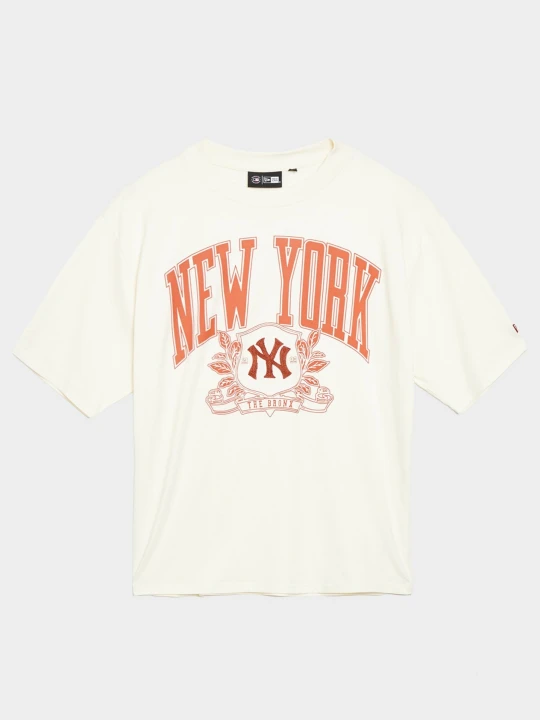 Zdjęcie produktu New Era T-Shirt Mlb Arch Graphic Os Nyy New York Yankees beżowy