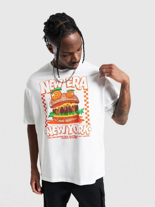 Zdjęcie produktu New Era T-Shirt Ne Food Graphic Os None biały