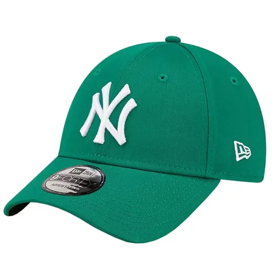 Zdjęcie produktu New Era Wmns LE 9FORTY New York Yankees Cap 60358040, Damskie, Zielone, czapki z daszkiem, bawełna, rozmiar: OSFM