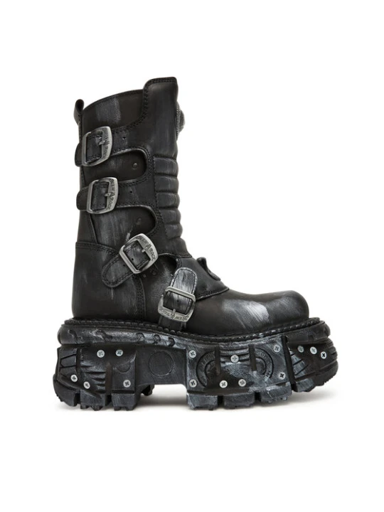 Zdjęcie produktu NEW ROCK Botki M-373SC-C1 Szary