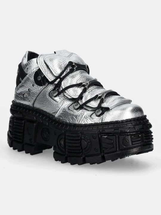 Zdjęcie produktu New Rock buty skórzane Floater Plata, Tank Casco Negro Sin