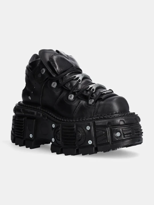 Zdjęcie produktu New Rock sneakersy skórzane czarny