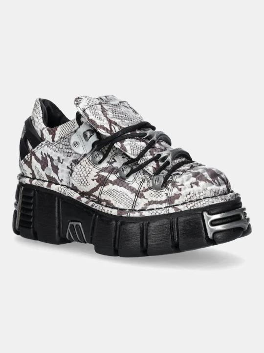 Zdjęcie produktu New Rock sneakersy skórzane szary
