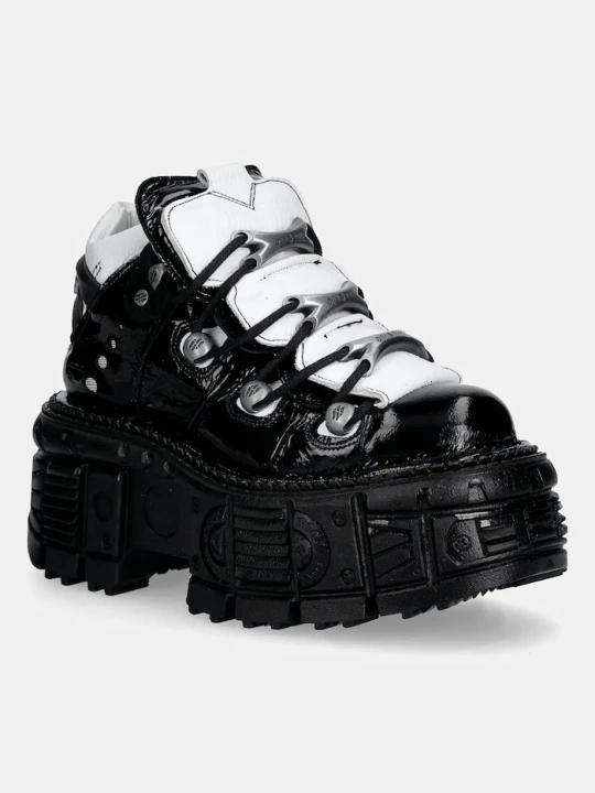 Zdjęcie produktu New Rock sneakersy skórzane M-106-S119 Ankle Boot Imperfect czarny