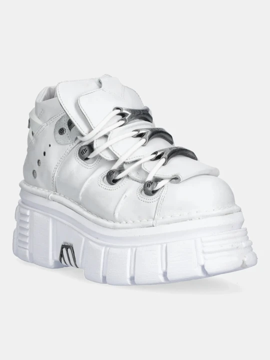 Zdjęcie produktu New Rock sneakersy skórzane Napa Blanca, Tower Blanco E14 + Lateral