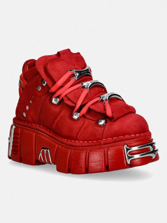 Zdjęcie produktu New Rock sneakersy zamszowe NOBUCK ROJO, TOWER ROJO PALADIO czerwony