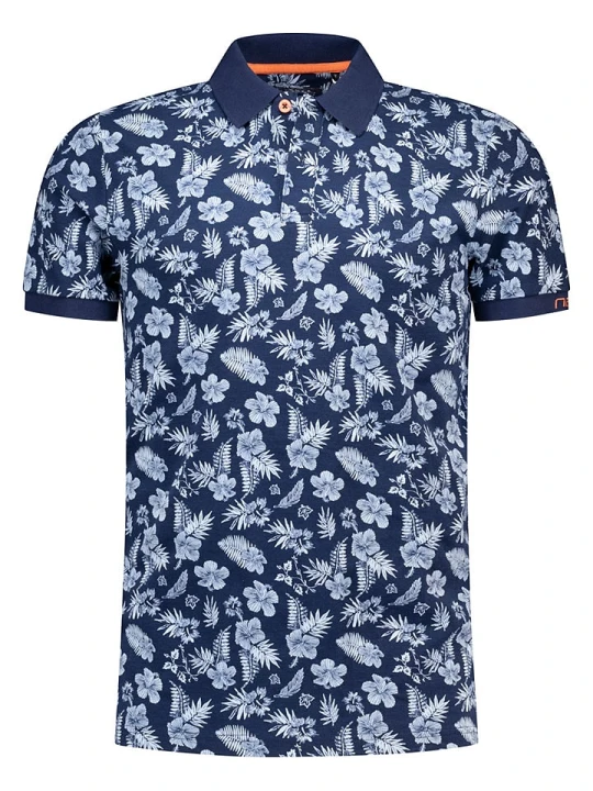 Zdjęcie produktu NEW ZEALAND AUCKLAND Koszulka polo w kolorze granatowo-błękitnym rozmiar: L