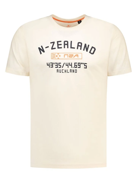 Zdjęcie produktu NEW ZEALAND AUCKLAND Koszulka w kolorze kremowym rozmiar: 3XL