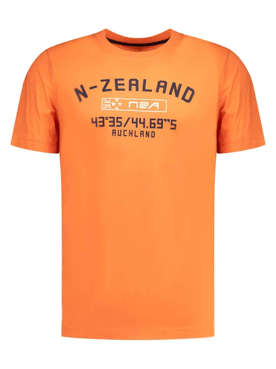 Zdjęcie produktu NEW ZEALAND AUCKLAND Koszulka w kolorze pomarańczowym rozmiar: M