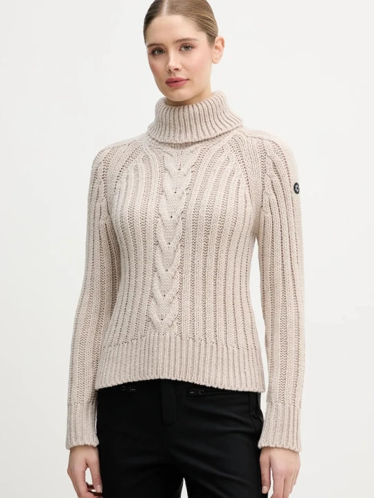 Zdjęcie produktu Newland sweter z dodatkiem wełny LADY WOOL SWEATER beżowy