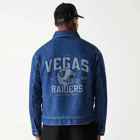 Zdjęcie produktu NFL Las Vegas Raiders Denim Jacket New Era niebieski