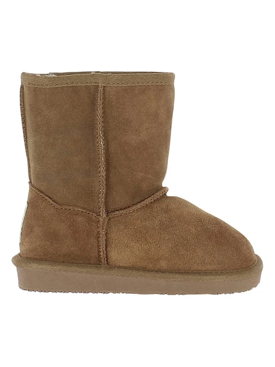 Zdjęcie produktu NICEBAY Skórzane botki zimowe "Gauze" w kolorze jasnobrązowym rozmiar: 31