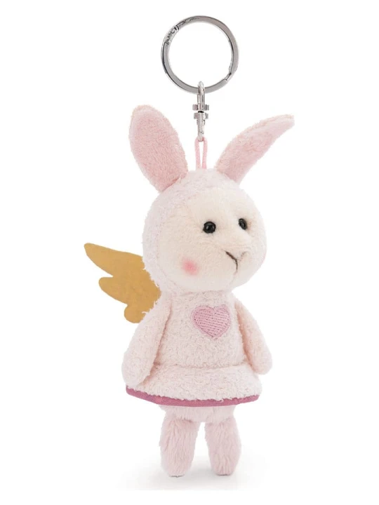 Zdjęcie produktu NICI Brelok "Guardian Angel Rabbit" w kolorze jasnoróżowym do kluczy - wys. 10 cm rozmiar: onesize