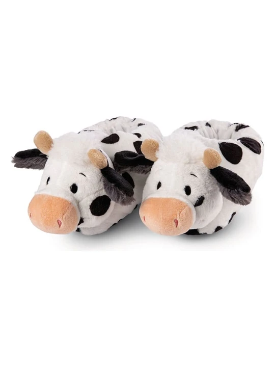Zdjęcie produktu NICI Kapcie "Cow Cowluna" w kolorze biało-czarnym rozmiar: 34-37