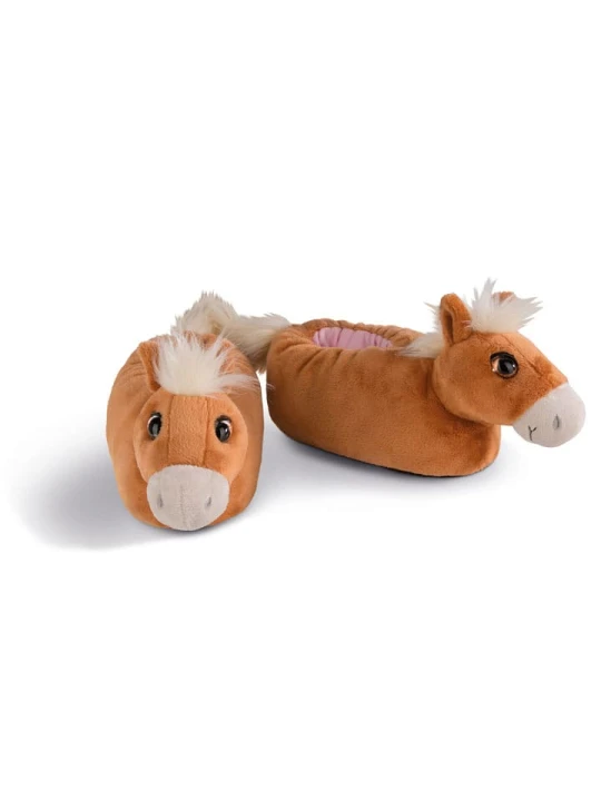 Zdjęcie produktu NICI Slippersy "Haflinger Leotie" w kolorze jasnobrązowym rozmiar: 34-37