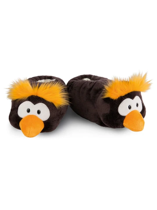 Zdjęcie produktu NICI Slippersy "Penguin Frizzy" w kolorze czarnym rozmiar: 34-37