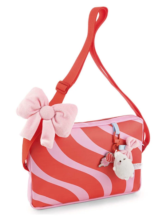 Zdjęcie produktu NICI Torebka "Molang" w kolorze czerwono-jasnoróżowym - 26 x 18 x 4 cm rozmiar: onesize