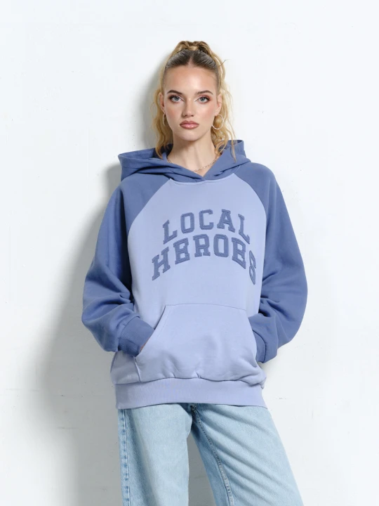 Zdjęcie produktu Niebieska bluza z kapturem aura TOP SECRET