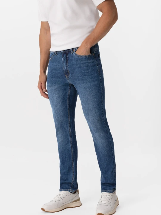 Zdjęcie produktu Niebieskie jeansy, Slim Fit, D-DEXTER 52 Volcano