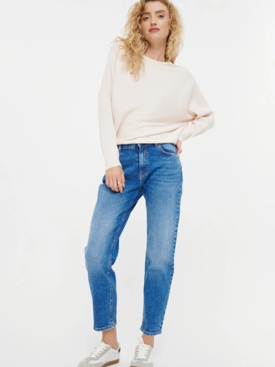 Zdjęcie produktu Niebieskie luźne jeansy boyfriend Greenpoint
