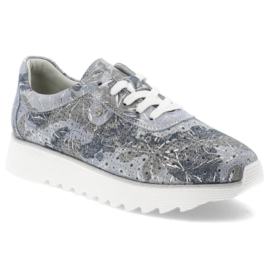 Zdjęcie produktu Niebieskie Sneakersy S.Barski Modne Obuwie Damskie