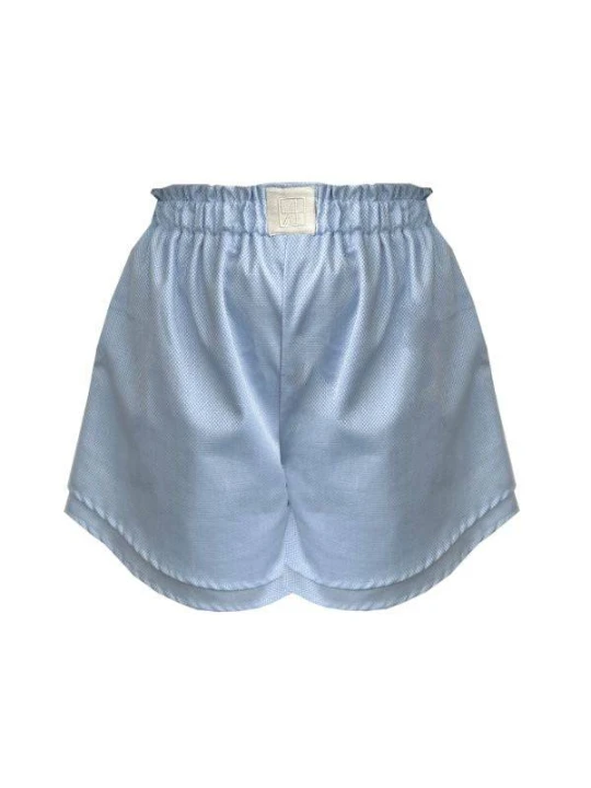 Zdjęcie produktu Niebieskie spodenki bokserskie damskie - Chambray LAÏF