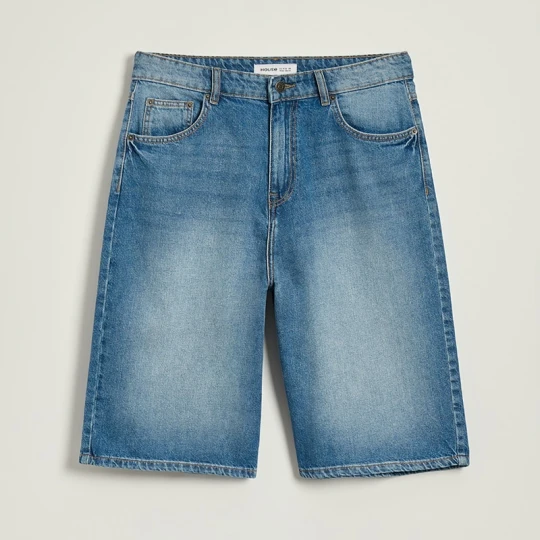 Zdjęcie produktu Niebieskie szorty jeansowe baggy fit House