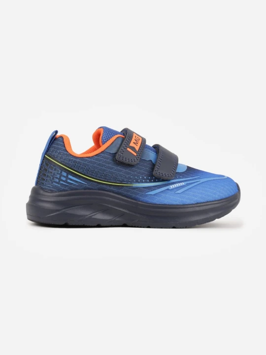 Zdjęcie produktu Niebiesko-Granatowe Buty Sportowe Sneakersy na Rzep na Piankowej Podeszwie Delmavia Badoxx