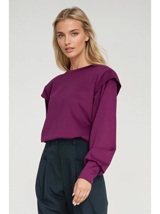 Zdjęcie produktu Nife Bluza w kolorze fioletowym rozmiar: 40