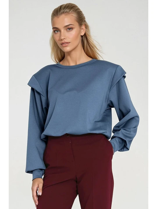 Zdjęcie produktu Nife Bluza w kolorze niebieskim rozmiar: 36
