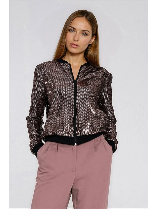 Zdjęcie produktu Nife Bluza w kolorze złoto-czarnym rozmiar: 42