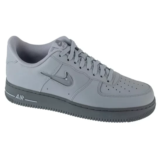Zdjęcie produktu Nike Air Force 1 '07 Jewel HM0621-001, Męskie, Szare, buty sneakers, skóra licowa, rozmiar: 36