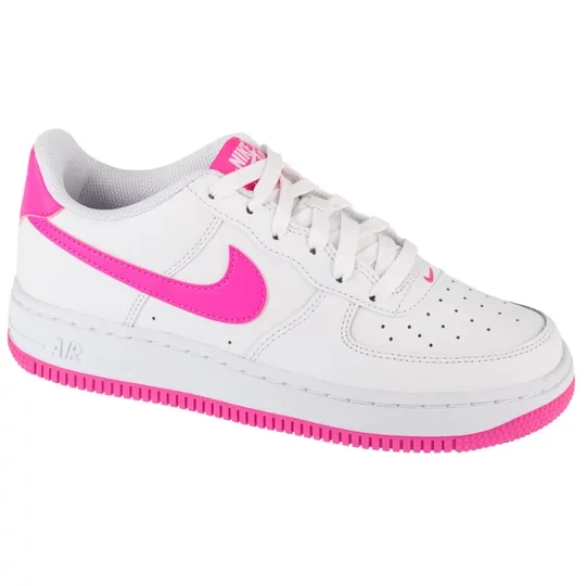 Zdjęcie produktu Nike Air Force 1 Gs FV5948-102, Dla dziewczynki, Białe, buty sneakers, skóra naturalna, rozmiar: 36