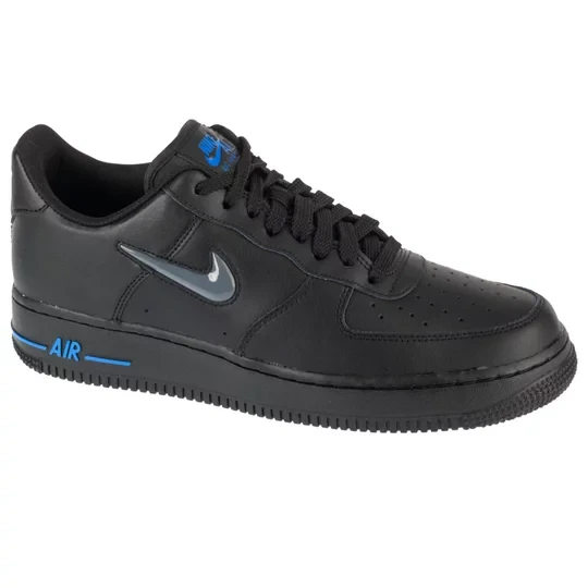 Zdjęcie produktu Nike Air Force 1 Low Jewel CT3438-002, Męskie, Czarne, buty sneakers, skóra licowa, rozmiar: 47