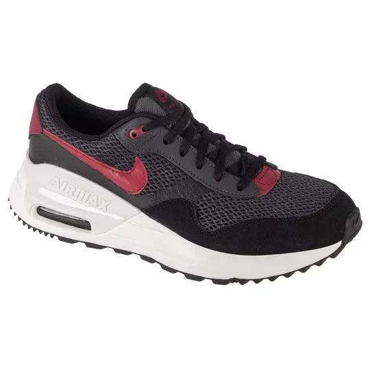 Zdjęcie produktu Nike Air Max System GS DQ0284-003, Unisex, Czarne, buty sneakers, skóra naturalna, rozmiar: 37, 5