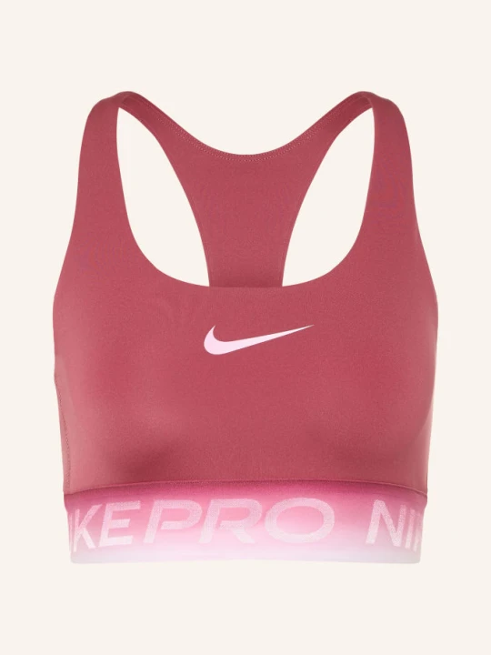 Zdjęcie produktu Nike Biustonosz Sportowy Ls Dri-Fit Bra Z Wycięciem rot beżowy