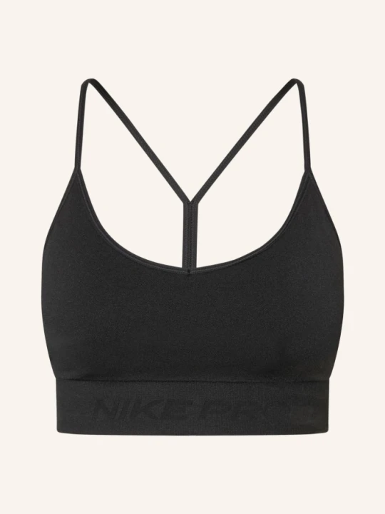 Zdjęcie produktu Nike Biustonosz Sportowy Pro Seamless schwarz CZARNY