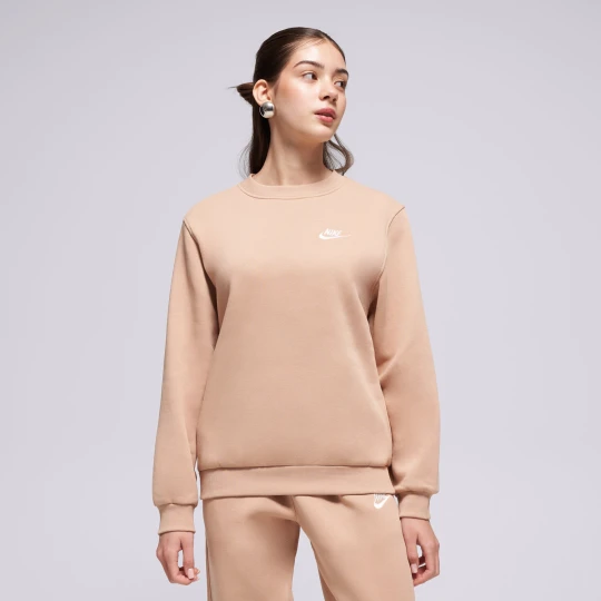 Zdjęcie produktu Nike Bluza K Nsw Club Flc Crew Ls Lbr Girl brązowy