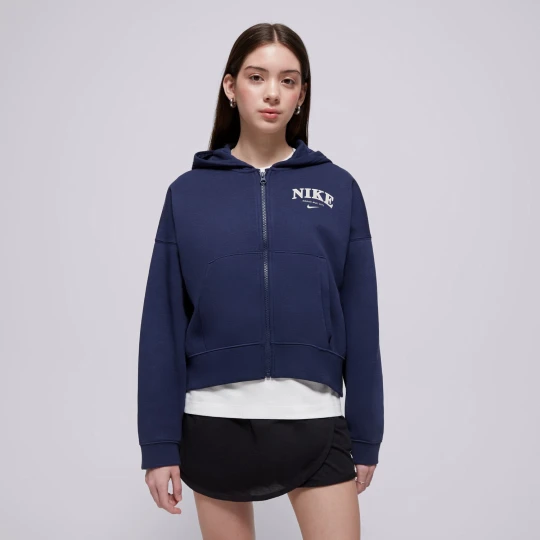 Zdjęcie produktu Nike Bluza Rozpinana G Nsw Flc Fz Hoodie Girl granatowy