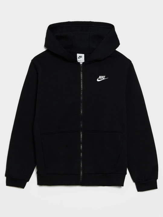 Zdjęcie produktu Nike Bluza Rozpinana K Nsw Club Flc Hd B czarny
