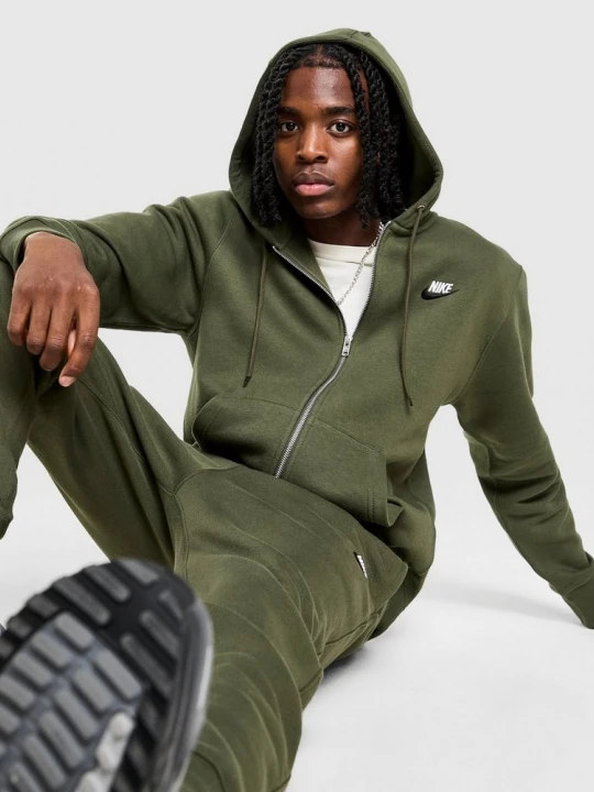 Zdjęcie produktu Nike Bluza Rozpinana Z Kapturem Nsw Club zielony