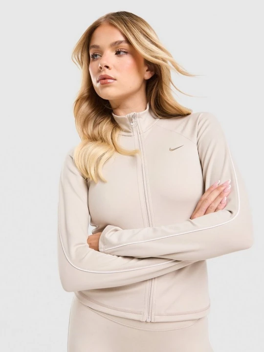 Zdjęcie produktu Nike Bluza Rozpinana W Nk Ls Fitted Fz Jkt Gls beżowy