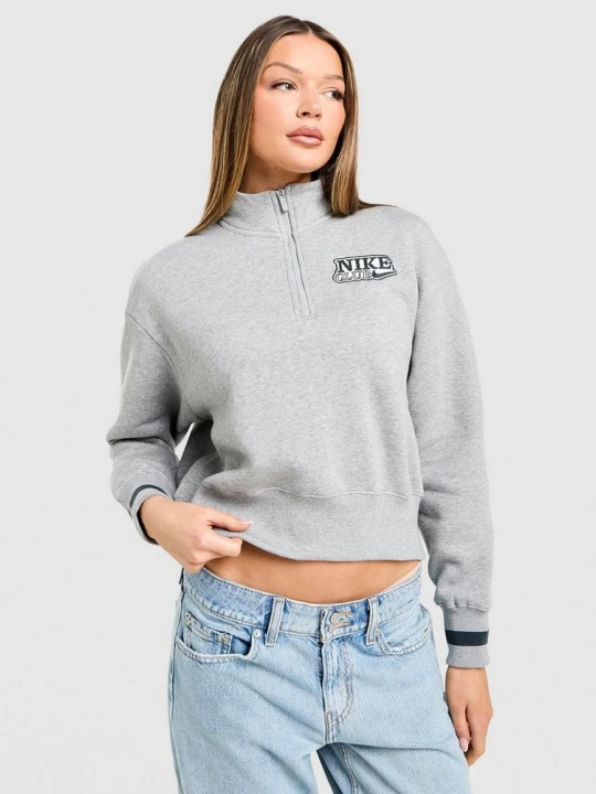 Zdjęcie produktu Nike Bluza Rozpinana W Nsw Flc 1 / 4 Zip szary