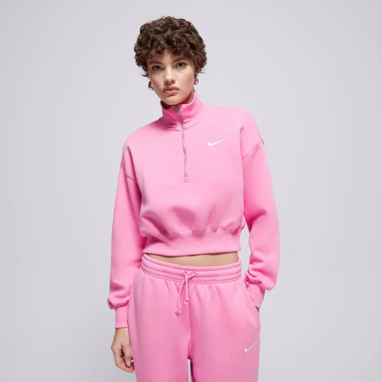 Zdjęcie produktu Nike Bluza Rozpinana W Nsw Phnx Flc Qz Crop różowy