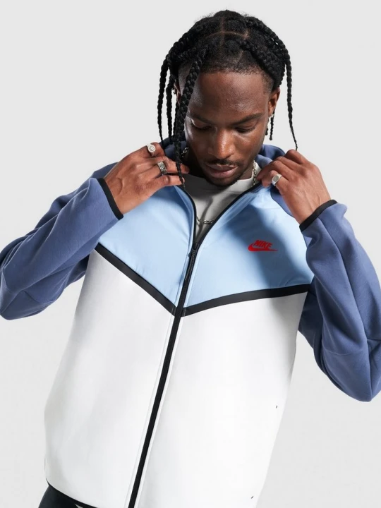 Zdjęcie produktu Nike Bluza Rozpinana Z Kapturem Tech niebieski