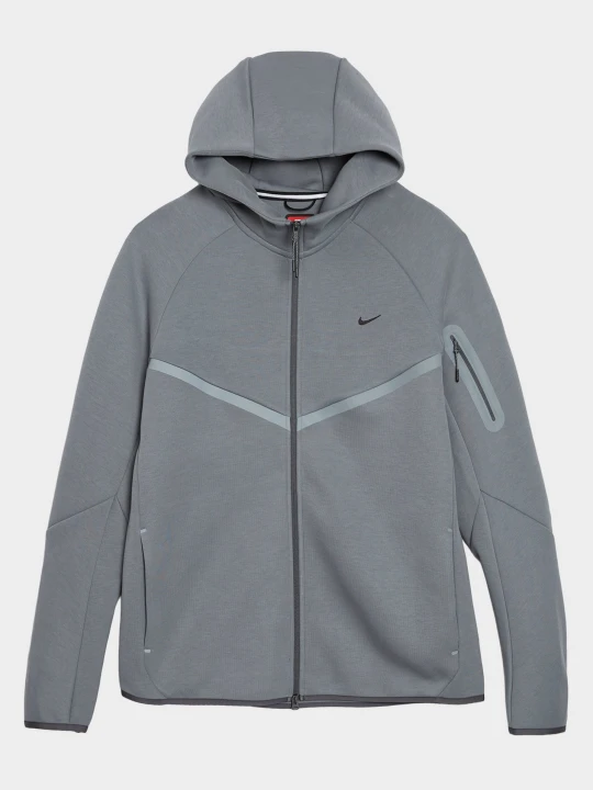 Zdjęcie produktu Nike Bluza Rozpinana Z Kapturem M Nk Tech Flc Wr Fz Jkt Rflc szary