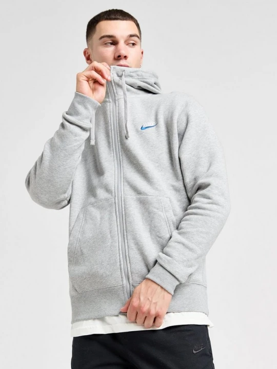 Zdjęcie produktu Nike Bluza Rozpinana Z Kapturem M Nsw Club szary